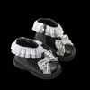 Botines con Adorno de Encaje para Niña Otoño Invierno Nuevos Botas Martin para Niño Suela Suave Estilo Princesa Bebé Zapatos Pequeños de Piel Suela Suave Individual