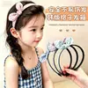 Diadema con lazo, lindo accesorio para el cabello para niñas, pinza para el cabello estilo princesa coreana, moderna para sujetar mechones sueltos, suave con el cuero cabelludo, venta al por mayor