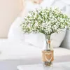 Flor Artificial Gipsofila High-End Flor Falsa Única PU Flor de Cola Macia Buquê de Casamento Buquê com Toque Real Ornaments Atacado