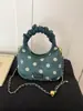 Bolso de Mano Vintage Plegado de Diseño Único para Mujer 2026 Nueva Tendencia de Moda Cadena para Viajes Cotidianos Bolso Tote Pequeño Cruzado