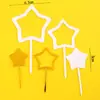 Decoración de Pastel para Hornear Estrellas Pentagonales para Pastel Set de Tarjetas para Pastel Decoración de Mesa de Postres para Fiesta