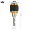 Mango Hexagonal Cabeza Grande Pop-Up Liberación Rápida Autoblocante Varilla de Extensión Atornillador Taladro Eléctrico Extendido Conversión Rápida Varilla de Extensión para Brocas