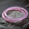 Pulseira de guizos de calcedônia ágata branca gelo natural lichia pulseira fina redonda 4MM pulseira de jade feminina vermelha da internet