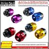 Acessórios para modificação de motocicleta, copo dianteiro, copo antiqueda de cor de motocicleta off-road, copo de personalidade com absorção de choque em liga de alumínio
