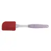 Espátula de Silicona para Hornear Herramientas de Cocina Pastel Postre Crema Espátula Mango de Madera Espátula Grande para Mantequilla Hogar