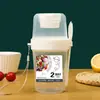 Vasos para Parfait de Yogur de Múltiples Capas, con Tapas y Cucharas, Recipientes para Avena Nocturna, Compartimento Reutilizable para Toppings, para Desayuno con Yogur, Cereales o Avena, para Llevar