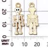 19 Fantasma de Halloween que Gotea Aceite Escoba Murciélago Sombrero de Mago Pulsera DIY Creativa Collar Colgante Accesorios de Joyería