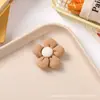 2022 Tela de Pana Flor de Cinco Pétalos Cosida a Mano Accesorios para el Cabello DIY Material para Funda de Teléfono Ropa Leggings Decoración Flores
