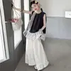 Conjunto de Verão 2026 Estilo Coreano para Meninas, Conjunto em Camadas de Bolinhas Estiloso e Doce para Crianças Maiores, Moda Transfronteiriça Tendência