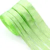 Cinta de Regalo a Cuadros Colorida de Poliéster Lazo Hecho a Mano DIY Accesorios para el Cabello Ropa Zapatos y Sombreros Materiales