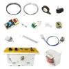 Juego de Accesorios para Máquina Selladora con Pedal de Pie de Elevación de Bola: Tira Adhesiva Roja, Cable Calefactor, Tela de Alta Temperatura, Interruptor de Viaje, Transformador, Placa de Circuito