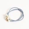 Versión coreana de Anillo para el pelo de perlas cuerda para el pelo banda para el pelo con cuentas tres en uno cuerda para el pelo anudada accesorios para el pelo femenino suministro de tienda de 2 yuanes