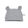 Gorro de Algodón de Doble Capa con Doble Oreja para Bebé de 0 a 1 Año, Gorro de Punto para Bebé de Otoño e Invierno, Gorro Fetal para Recién Nacidos, A prueba de viento y Cálido para Niños Pequeños