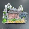 Imán de Nevera Cultural y Creativo de Resina Jiangxi Creativo 3D Tridimensional Montaña Sanqing Pegatina Magnética Souvenir Cultural Turístico Souvenir