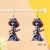 Brincos Acrílicos Planos de Novo Produto Transfronteiriços Gótico Punk Halloween Brincos de Acrílico Presente Perfeito para Festas