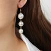 Pendientes de estilo antiguo chino, nuevos pendientes de lujo estilo palacio, retro, ligeros, con perlas de imitación, borlas, largos, al por mayor para mujer