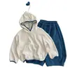 Conjunto de Sudadera con Estampado de Corazones para Niños, Otoño 2026, Unisex, Ropa Deportiva Casual de Bloques de Color para Bebé, Conjunto de Dos Piezas