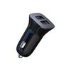 Carregador de Carro 24W com Porta USB Dupla em Estoque, Carregador Adaptador de Acendedor de Cigarro Um-Para-Dois, Novo Carregador de Carro 5V 2.4A