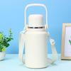 Copo Térmico Simples de Aço Inoxidável 30oz Grande Capacidade Copo de Água Copo de Chá Alça Bule Esportivo Portátil