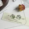 Bolas de Pedrería para Uñas de Arte de Uñas Transparente de Alta Calidad Estilo Lujo Ligero DIY con Base Plana Sin Bordes Pedrería Cuadrada Gruesa Apilada de 8 mm