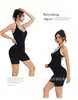 Shein Amazon Venda Quente Transfronteiriça Comércio Exterior Estilo Europeu e Americano Macacão de Alça Color Block Roupa Íntima Modeladora para Esporte Yoga