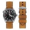 Correa de reloj de piel de vaca de fábrica capa superior correa de cuero Crazy Horse gt2 tarjeta de mar gorda a correa de reloj de cuero