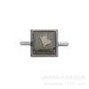 Pie señal de metal aleación de zinc herrajes para equipaje logo acero inoxidable corrosión se puede fijar accesorios de logo para bolso
