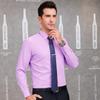 Primavera y verano 2020 nueva camisa profesional de negocios de cuello blanco camisa de manga larga peto para hombre y mujer mismo estilo ropa profesional
