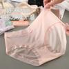 Bragas triangulares de seda de hielo sin costuras para verano, delgadas, antibacterianas, con entrepierna de algodón, de secado rápido, transpirables, para niñas de puro deseo