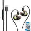 Fones de Ouvido Hifi para Jogos Aifeimei com Fio, Som Surround, Graves Pesados, Plug Duplo para Computadores de Mesa, Jogos de E-Sports