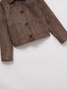 Za Export Ropa de Mujer Transfronteriza 2025 Otoño Nuevo Estilo Cómoda Casual Efecto Gamuza Solapa Chaqueta Corta de Cuero Exterior