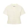 Para Comercio Exterior Europeo y Americano Transfronterizo Ropa de Mujer Aliexpress Más Vendido Verano Simple Versátil Cuello en V Manga Corta Cárdigan de Punto