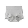 Calzones de Algodón Puro para Mujer de Tiro Alto Antibacterianos de Algodón Completo con Entrepierna Extendida 2026 Nuevo Otoño/Invierno Control de Abdomen Sin Costuras Triángulo