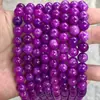 Pedra Natural Otimizada 7A Vermelho Rosa Contas Redondas DIY Contas Soltas Acessórios para Joias Artesanais Venda Direta da Fábrica