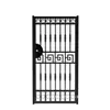 Puerta Pequeña de Patio, Jardín Exterior, Puerta Pequeña de Hierro, Puerta de Patio, Puerta de Hierro para Patio Estilo Europeo, Apertura Única de Patio Estilo Chino