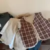 Chaleco para Niños 2026 Estilo Primavera/Otoño Unisex Bebé Estilo Japonés/Coreano Versátil de Doble Cara Chaleco Versátil