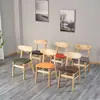 Mesa de Jantar de Laje de Pedra, Lanchonete e Loja de Chá com Leite, Restaurante Loja de Macarrão, Cadeiras com Almofada Macia, Cafeteria, Restaurante, Loja de Ramen de Lanzhou, Mesas, Cadeiras, Bancos