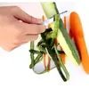 Cuchillo Pelador de Acero Inoxidable Pelador de Frutas Raspador Cortador Pelador de Patatas Cocina Multifuncional Cepillo para Frutas Al por Mayor