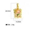 Pintura a Óleo Estilo Jardim de Monet Incrustada com Pérolas Esmalte Coração Pingente Gota de Óleo Amor Pingente Coração Azul Acessórios Atacado