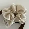 Elástico Elegante de Satén con Borde para Cola de Caballo, Accesorio para el Cabello de Alta Gama Coreano para Mujeres