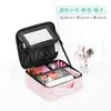 Bolsa de Maquiagem Grande Capacidade Kit Salão de Beleza Tatuagem Armazenamento de Cosméticos Divisória Multicamadas Tampa Estojo com Rodinhas para Cabelo