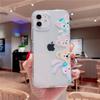 Nova capa de telefone Bear iphone12 para Apple 11 All-inclusive transparente 13 desenhos animados 15Pro feminino resistente a quedas