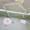 Lâmpada cirúrgica sem sombra para salas de cirurgia de hospital, lâmpada sem sombra de luz fria, montada no teto, móvel, para iluminação odontológica, de pets e cosmética