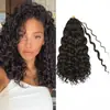 Mayorista Transfronterizo Europeo y Americano de Fibra Química para el Cabello Gogo Curl Fly Curl Crochet Hair Peluca Cabello Corto Rizado Onda Profunda