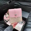 Bolsas Estampadas para Mujer 2026 Primavera Nuevo Estilo Bolso Cubo Bolso Pequeño de Hombro para Mujer Bolso Cuadrado Pequeño Bolso Lindo