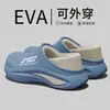 Pantuflas de Algodón Impermeables Jialiya para Hombre, Nuevo Modelo Otoño e Invierno 2025, Antideslizantes para el Hogar, Uso Exterior, Deportes, Forradas de Felpa, Calientes, Talón Cerrado