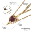 Fuente de Suministro Transfronteriza: Collar de Pareja Espada y Corazón, un Par de Colgantes en Forma de Corazón para el Día de San Valentín, Cadena para Clavícula con una Espada a través del Corazón