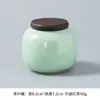 Pequeno Recipiente de Cerâmica para Chá Doméstico, Mini Pote Selado Portátil para Chá para Uso ao Ar Livre, Recipiente de Armazenamento para Embalagem de Caixa de Chá