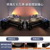 Mesa de esquina, escritorio para computadora del hogar, mesa de escritorio para juegos de escritorio, escritorio con estantería, mesa de esquina integrada para dormitorio, escritorio de oficina para personal