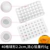 Forma de Bolo da Lua Bandeja de Gelo de Silicone Bolas de Gelo Esféricas Gelo para Tangyuan Bola de Gelo 5g Frasco de Cera Tira de Gelo de Açúcar Bandeja de Gelo Espessada